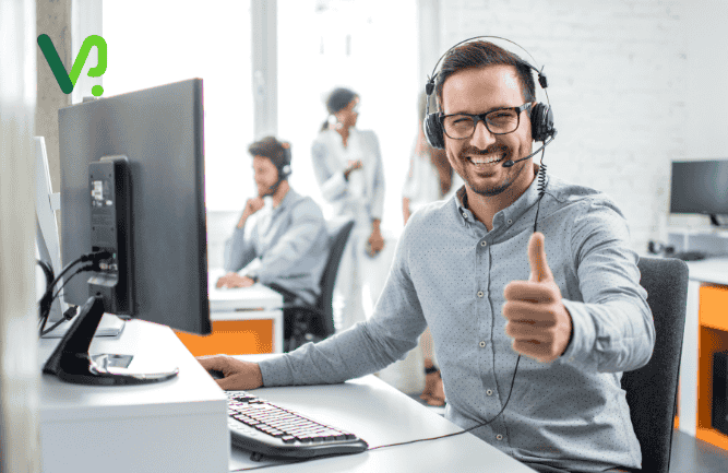 Virtual assistant managing administrative tasks efficiently