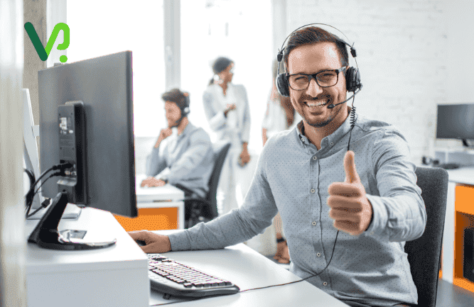 Virtual assistant managing administrative tasks efficiently