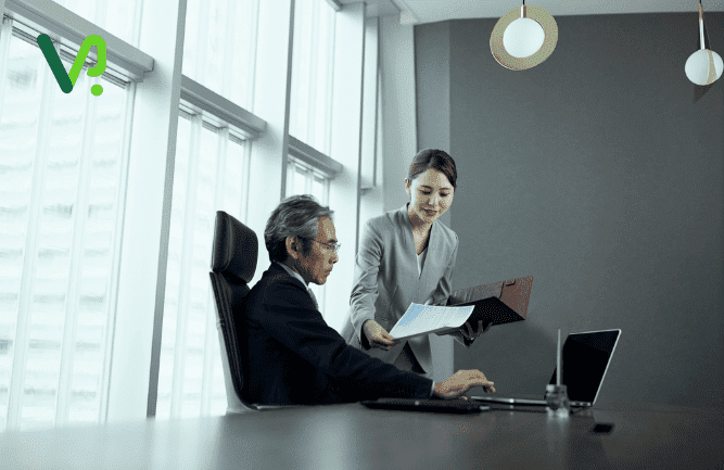 Virtual assistant managing administrative tasks efficiently